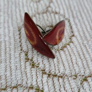 Vintage Screw On Baltic Earrings 